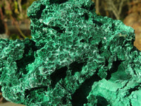 Natural Chatoyant Silky Malachite Specimens  x 3 From Kasompe, Congo