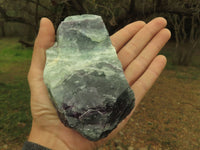 Natural Selected Watermelon Fluorite Cobbed Pieces x 4 From Uis, Namibia - TopRock