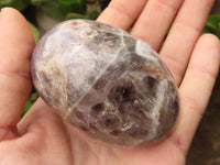 Polished Large Amethyst Palm Stones  x 7 From Madagascar - TopRock