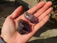 Natural Royal Zulu Window Amethyst Crystals x 20 From KwaZulu Natal, South Africa