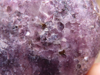 Polished Purple Lepidolite Hearts  x 6 From Madagascar - TopRock