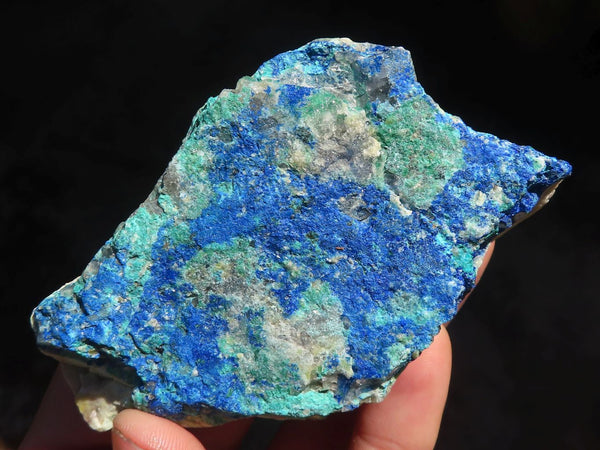 Natural Azurite & Malachite On Dolomite Specimens  x 12 From Kaokoveld, Namibia - Toprock Gemstones and Minerals 