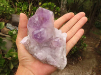 Natural Jacaranda Amethyst Clusters  x 3 From Zambia - Toprock Gemstones and Minerals 