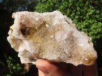 Natural Golden Limonite Quartz Clusters  x 12 From Zambia - Toprock Gemstones and Minerals 