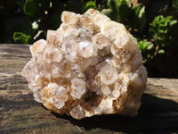 Natural Golden Limonite Quartz Clusters  x 12 From Zambia - Toprock Gemstones and Minerals 