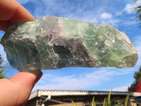 Natural Rough Watermelon Fluorite Cobbed Specimens x 6 From Uis, Namibia - TopRock