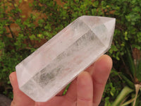 Polished Clear Quartz Crystal Points x 4 From Madagascar - TopRock