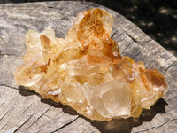 Natural Golden Limonite / Lemonite Quartz Clusters  x 13 From Zambia - TopRock