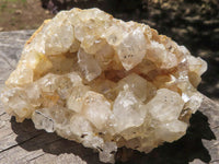 Natural Golden Limonite / Lemonite Quartz Clusters  x 13 From Zambia - TopRock