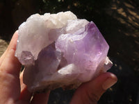 Natural Jacaranda Amethyst Clusters  x 3 From Zambia - Toprock Gemstones and Minerals 