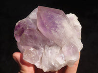 Natural Jacaranda Amethyst Clusters  x 3 From Zambia - Toprock Gemstones and Minerals 