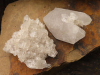 Natural Single Clear Quartz Crystals  x 12 From Mpika, Zambia - Toprock Gemstones and Minerals 