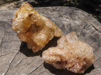 Natural Golden Limonite / Lemonite Quartz Clusters  x 13 From Zambia - TopRock