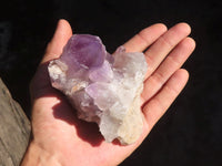 Natural Jacaranda Amethyst Clusters  x 3 From Zambia - Toprock Gemstones and Minerals 