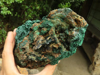 Natural Large Silky Malachite In Copper Dolomite Matrix  x 1 From Kasompe, Congo - TopRock