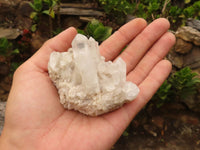 Natural Single Clear Quartz Crystals  x 12 From Mpika, Zambia - Toprock Gemstones and Minerals 