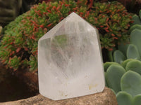 Polished Clear Quartz Crystal Points x 4 From Madagascar - TopRock
