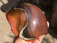 Polished Polychrome Jasper Domed Pieces  x 2 From Madagascar