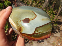 Polished Polychrome Jasper Domed Pieces  x 2 From Madagascar