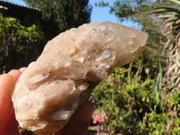 Natural Cascading White Phantom Smokey Quartz Clusters  x 6 From Luena, Congo - Toprock Gemstones and Minerals 