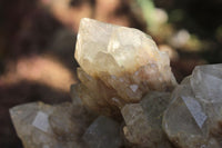 Natural Malachite Infused Smokey Quartz Cluster x 1 From Luena, Congo - TopRock