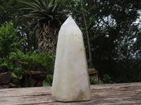 Polished Extra Large White Milky Quartz Point  x 1 From Madagascar - TopRock