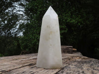 Polished Extra Large White Milky Quartz Point  x 1 From Madagascar - TopRock