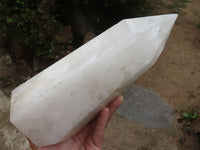 Polished Extra Large White Milky Quartz Point  x 1 From Madagascar - TopRock