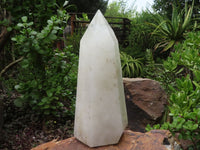 Polished Extra Large White Milky Quartz Point  x 1 From Madagascar - TopRock