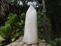 Polished Extra Large White Milky Quartz Point  x 1 From Madagascar - TopRock