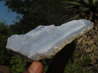 Natural Blue Lace Agate Geode Specimens  x 6 From Nsanje, Malawi - Toprock Gemstones and Minerals 