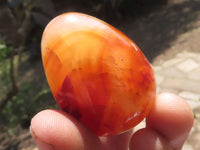 Polished Gorgeous Deep Red Carnelian Agate Eggs  x 12 From Madagascar - TopRock