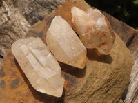 Natural Large Single Quartz Crystals  x 13 From Zambia - TopRock