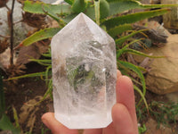 Polished Clear Quartz Crystal Points x 4 From Madagascar - TopRock