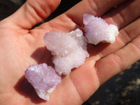 Natural Single Spirit Amethyst Quartz Crystals x 70 From Boekenhouthoek, South Africa