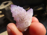 Natural Single Spirit Amethyst Quartz Crystals x 70 From Boekenhouthoek, South Africa