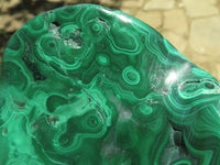 Polished Malachite Free Forms With Stunning Flower & Banding Patterns x 6 From Congo - TopRock