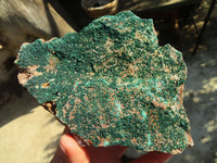 Natural Micro Botryoidal Crystalline Malachite Specimens  x 2 From Congo