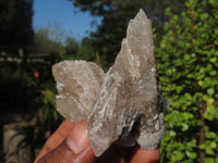 Natural Drusy Quartz Coated Fluorescent Peach Calcite Crystal Specimens  x 12 From Alberts Mountain, Lesotho - Toprock Gemstones and Minerals 