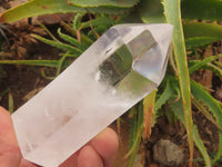 Polished Clear Quartz Crystal Points x 4 From Madagascar - TopRock