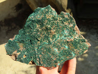 Natural Micro Botryoidal Crystalline Malachite Specimens  x 2 From Congo