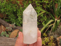 Polished Clear Quartz Crystal Points x 4 From Madagascar - TopRock