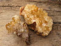 Natural Golden Limonite / Lemonite Quartz Clusters  x 12 From Zambia - Toprock Gemstones and Minerals 