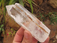 Polished Clear Quartz Crystal Points x 4 From Madagascar - TopRock