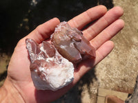 Natural Red Hematoid Phantom Quartz Clusters  x 12 From Karoi, Zimbabwe - Toprock Gemstones and Minerals 