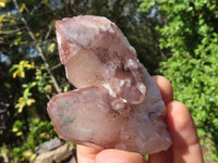 Natural Red Hematoid Phantom Quartz Clusters  x 12 From Karoi, Zimbabwe - Toprock Gemstones and Minerals 