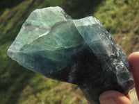 Natural Selected Watermelon Fluorite Cobbed Pieces x 7 From Uis, Namibia - TopRock