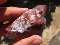 Natural Red Hematoid Phantom Quartz Clusters  x 12 From Karoi, Zimbabwe - Toprock Gemstones and Minerals 