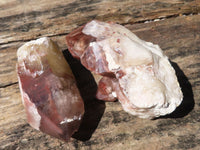 Natural Red Hematoid Phantom Quartz Clusters  x 12 From Karoi, Zimbabwe - Toprock Gemstones and Minerals 