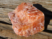 Natural New Sunset Orange Calcite Specimens  x 12 From Spitzkop, Namibia